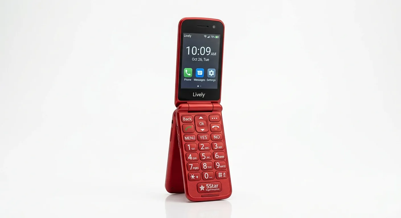 Lively Flip2 big-button flip phone for seniors